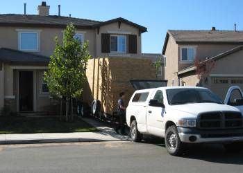 Custom moving van